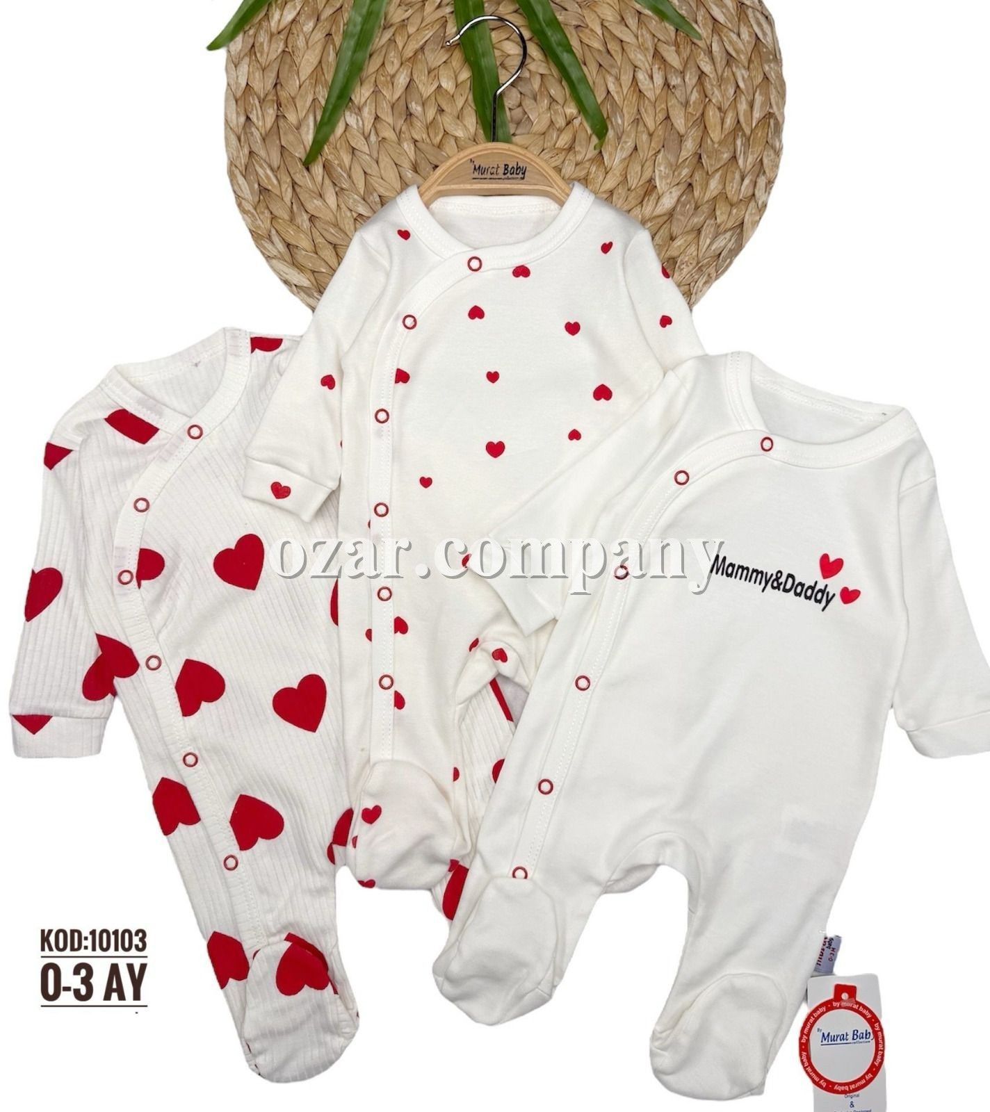 Комплект Человечков Для Девочки Murat Baby (0-3мес.) 