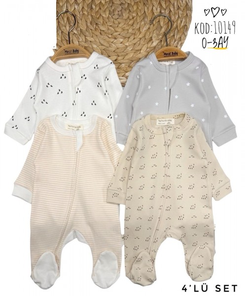 Комплект Человечков Для Новорождённых Murat Baby (0-3мес.) 