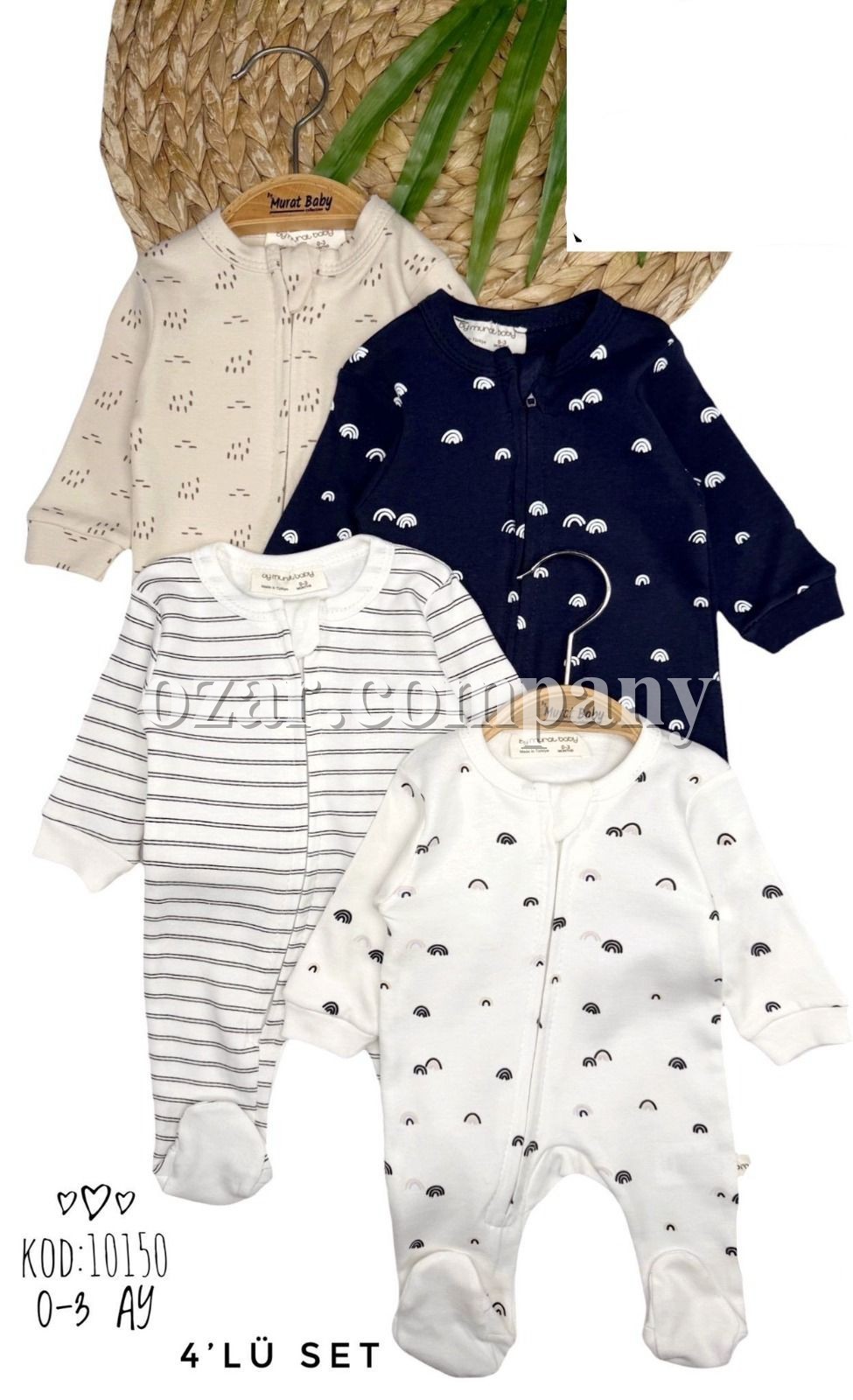 Комплект Человечков Для Мальчика Murat Baby (0-3мес.) 