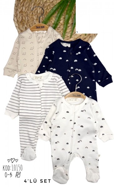 Комплект Человечков Для Мальчика Murat Baby (0-3мес.) 