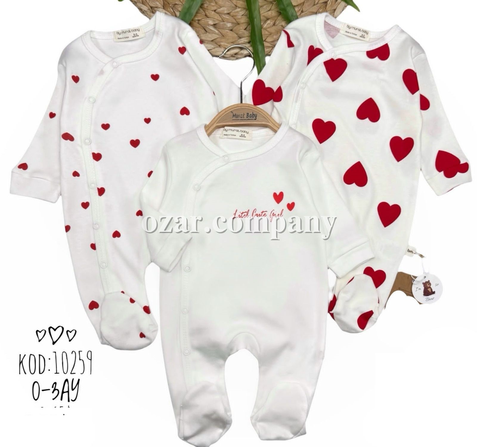 Комплект Человечков Для Девочки Murat Baby (0-3мес.) 