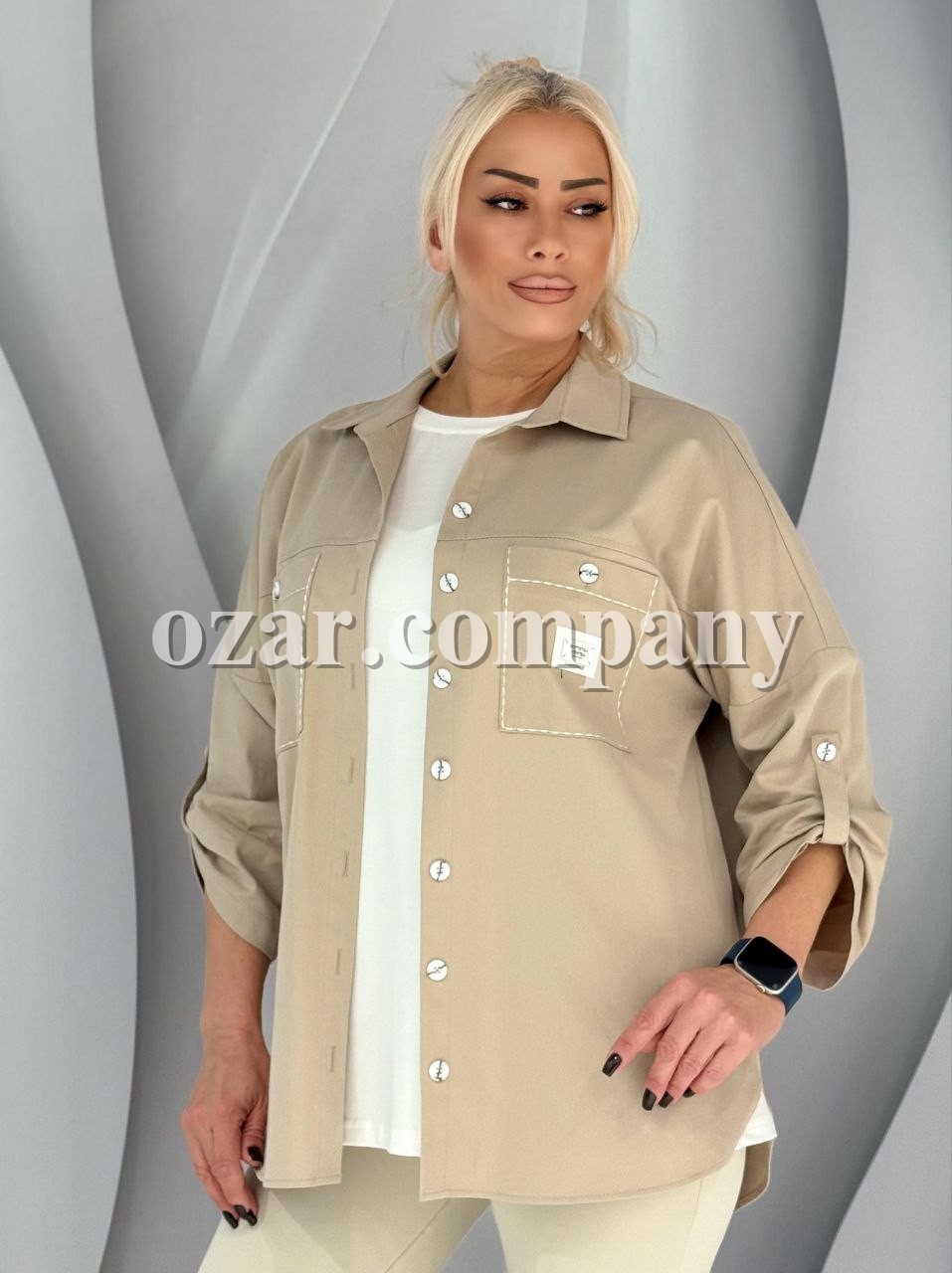 Женская Рубашка Aras (Большие размеры)