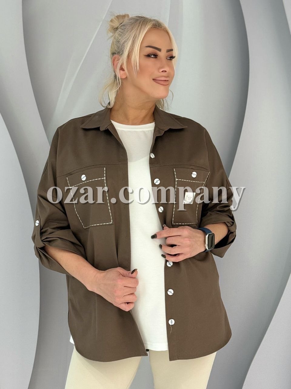 Женская Рубашка Aras (Большие размеры)