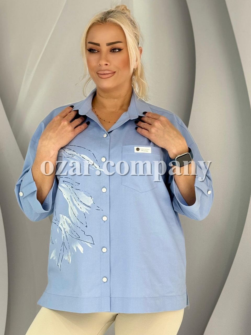 Женская Рубашка Aras (Большие размеры)