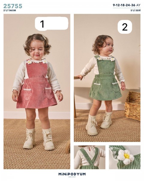 Сарафан Для Девочки Bupper Minipodyum (9-12-18-24-36мес.)