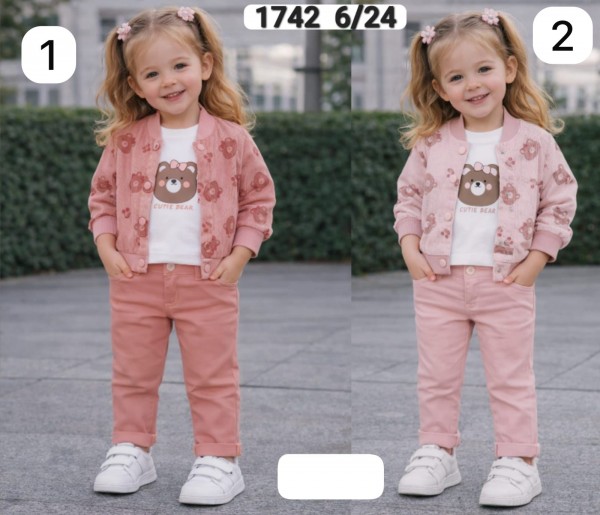 Костюм Тройка Для Девочки Bebedexs (6-12-18-24мес.)