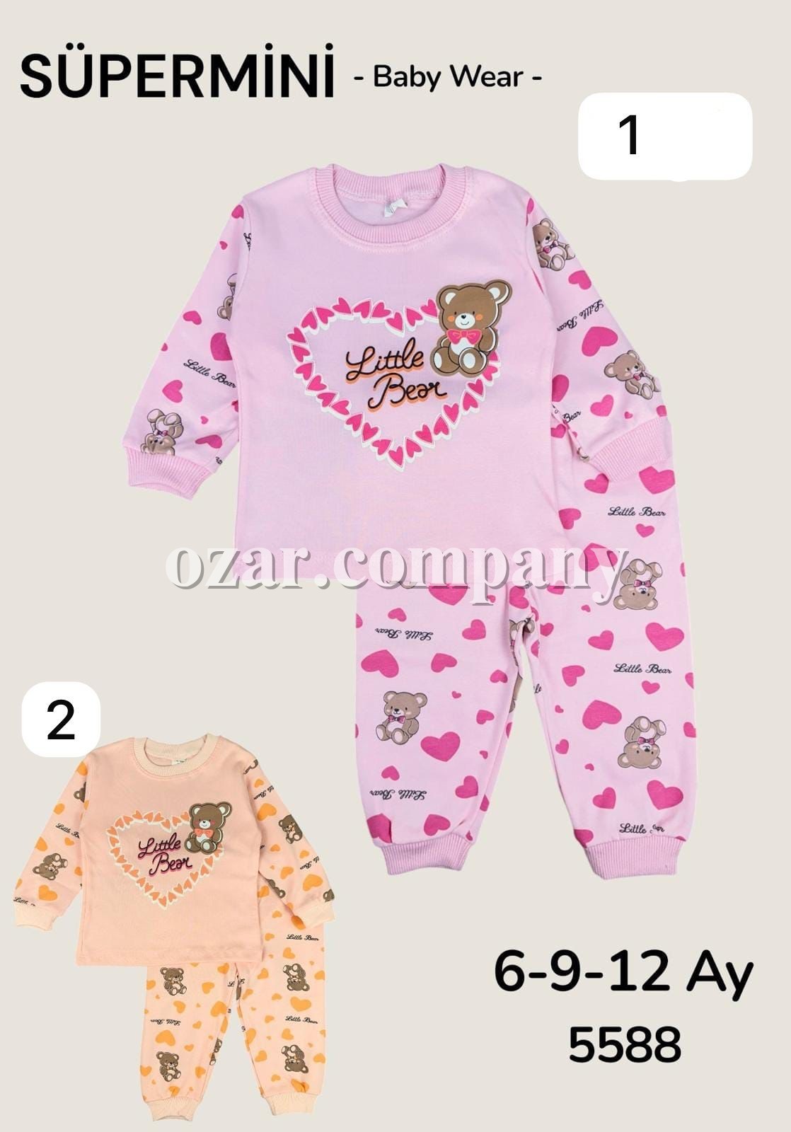 Пижама Для Девочки Supermini (6-9-12мес.)