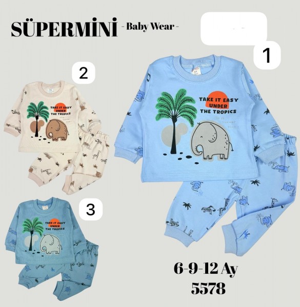 Пижама Для Мальчика Supermini (6-9-12мес.)