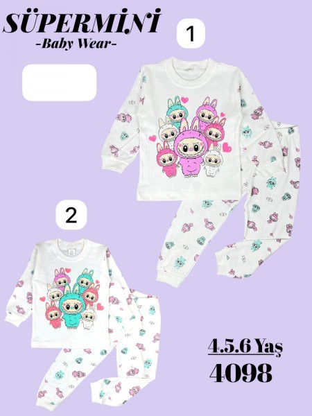 Пижама Для Девочки Supermini (4-5-6лет) 