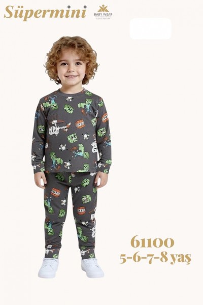 Пижама Для Мальчика Supermini (5-6-7-8лет) 