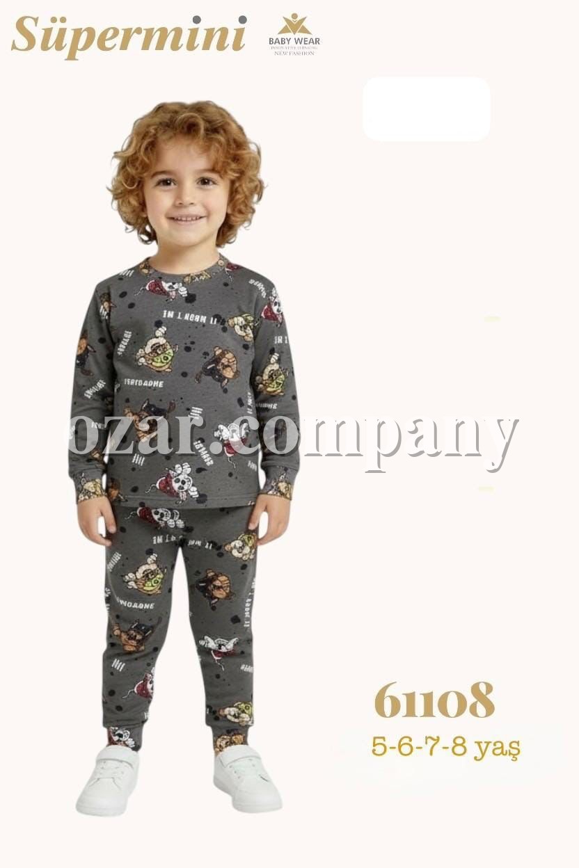 Пижама Для Мальчика Supermini (5-6-7-8лет) 