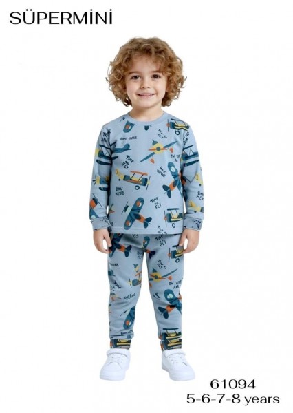 Пижама Для Мальчика Supermini (5-6-7-8лет) 