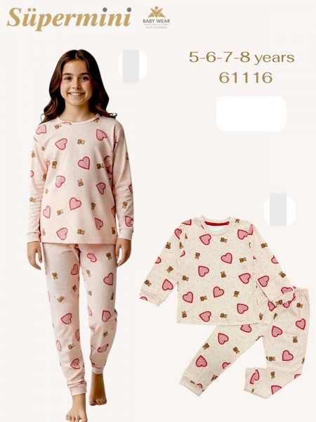 Пижама Для Девочки Supermini (5-6-7-8лет) 