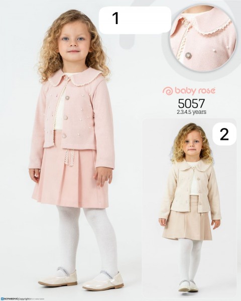 Костюм Тройка Для Девочки Baby Rose (2-3-4-5лет)