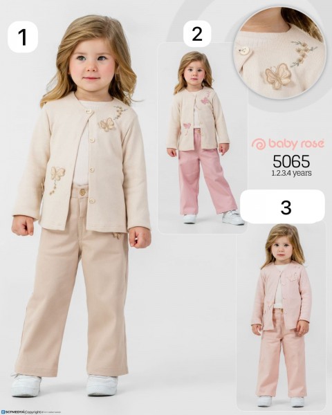 Костюм Тройка Для Девочки Baby Rose (1-2-3-4лет) 