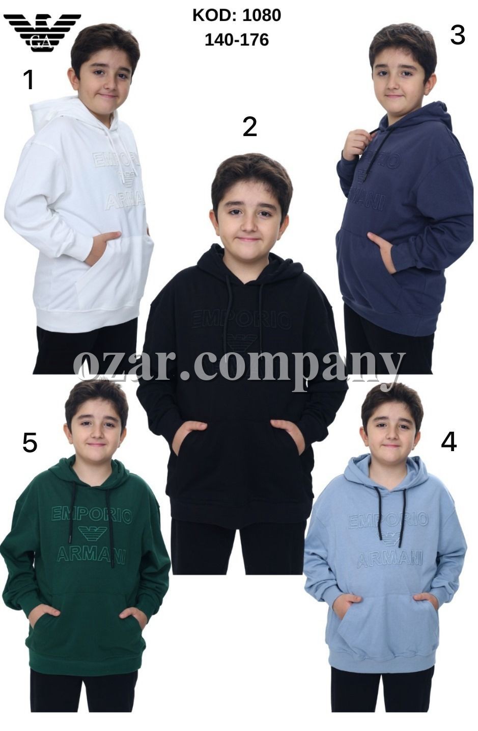 Брендовый Худи Для Мальчика (10-12-14-16лет) 