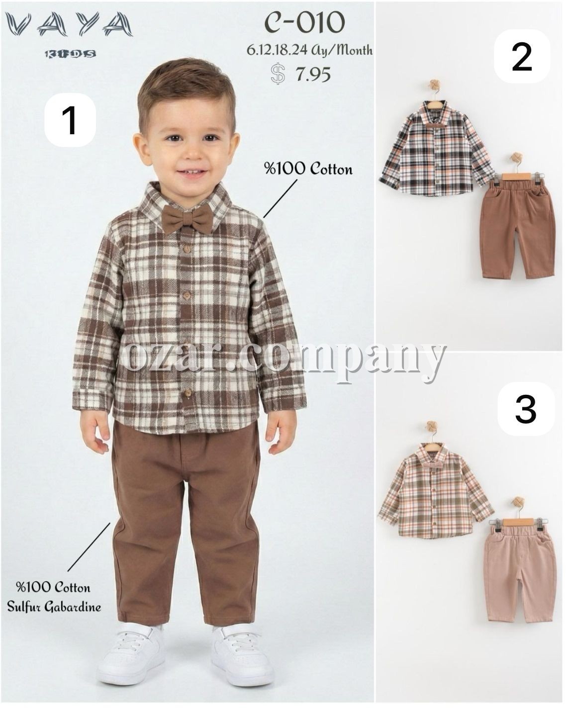 Костюм Тройка Для Мальчика Vaya (9-12-18-24мес.)