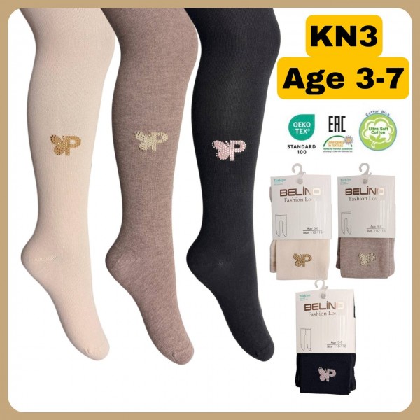 Колготы Со Стразами Для Девочки Belino (3-4лет)