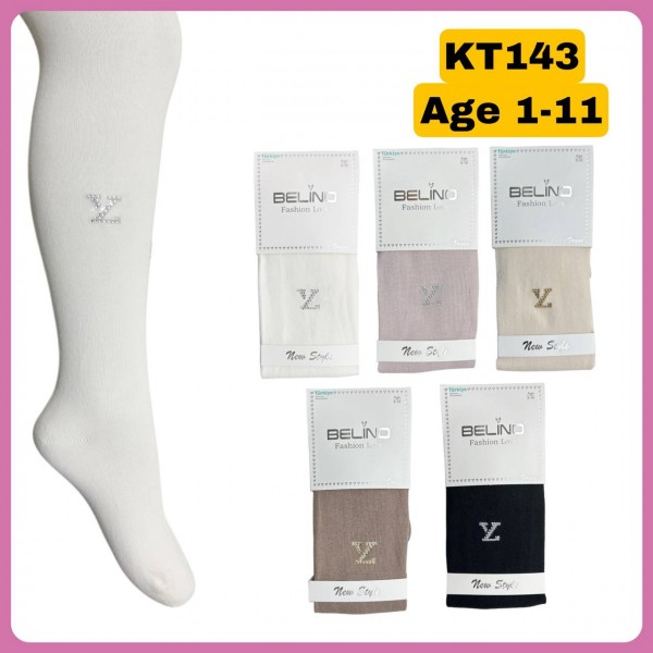 Колготы Со Стразами Для Девочки Belino (5-6лет)