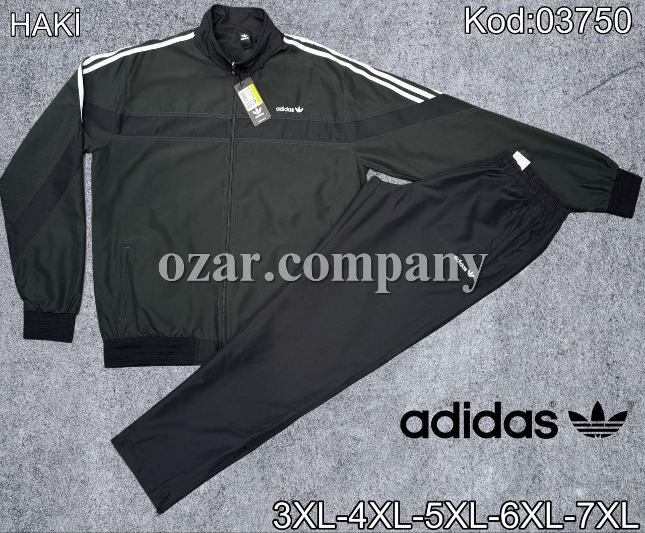 Мужской Спортивный Костюм Adidas (Большие размеры)