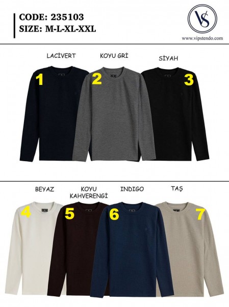 Мужская Футболка На Длинный Рукав Vip Stendo