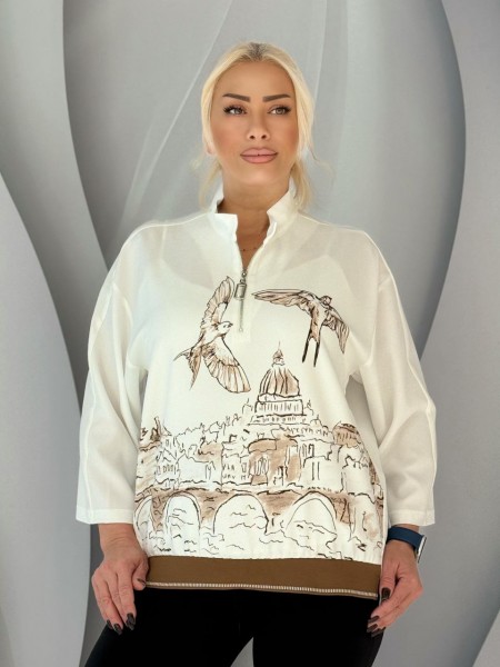 Женская Рубашка Aras (Большие размеры)