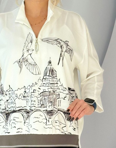 Женская Рубашка Aras (Большие размеры)