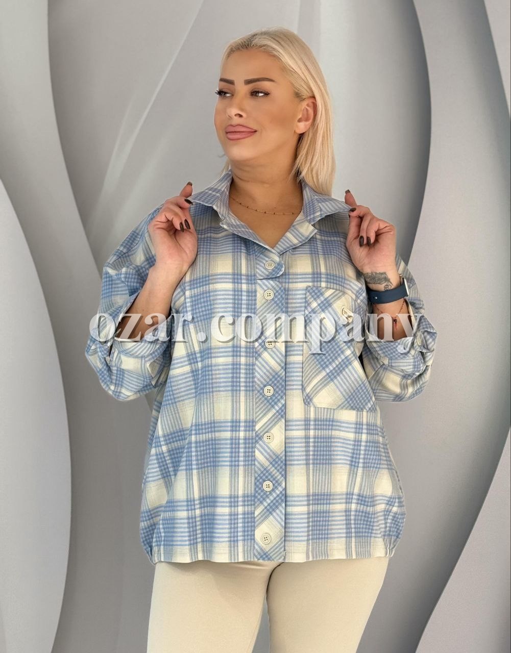 Женская Рубашка Aras (Большие размеры)