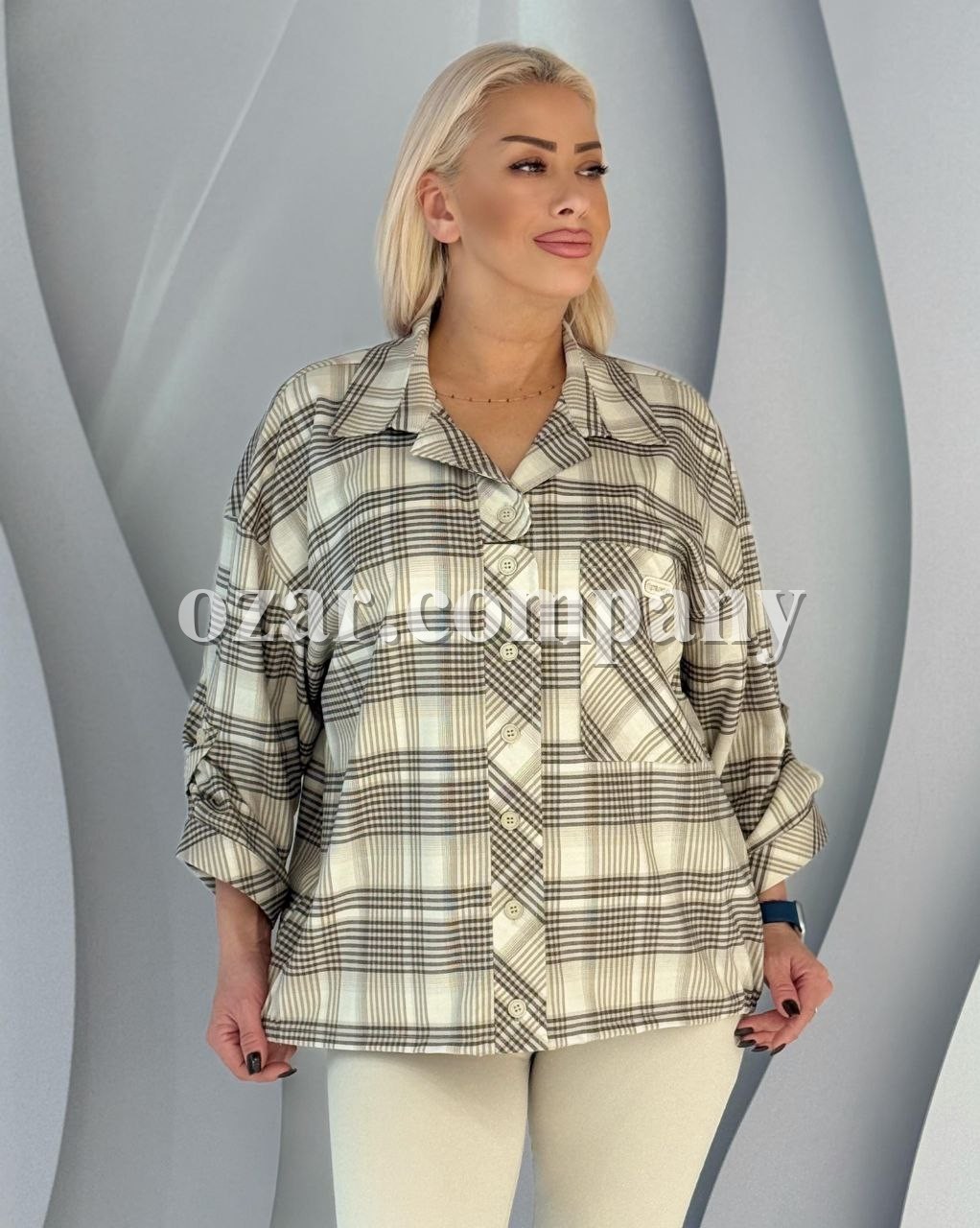 Женская Рубашка Aras (Большие размеры)