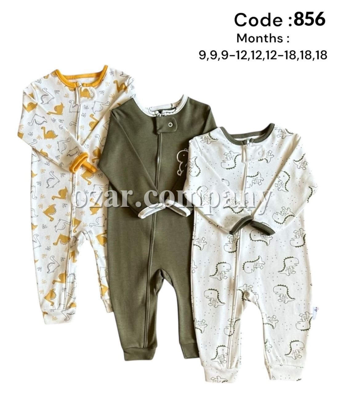 Комплект Человечков Для Мальчика Midirik (9-12-18мес. по 3шт.)