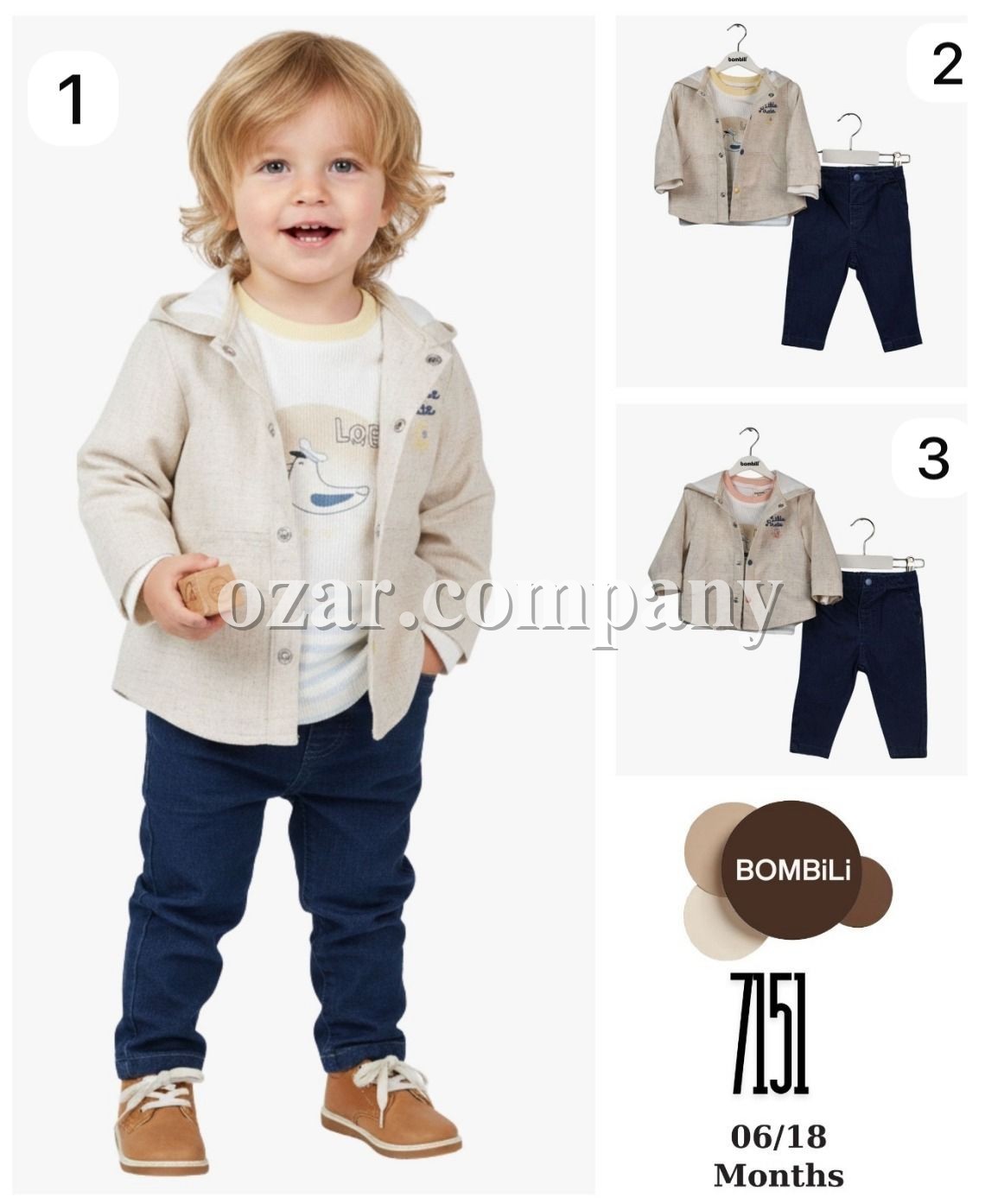 Костюм Тройка Для Мальчика Bombili (6-12-18мес.)