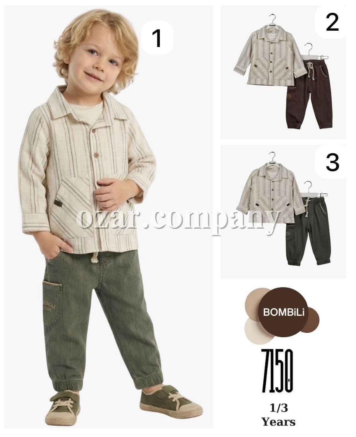 Костюм Тройка Для Мальчика Bombili (1-2-3лет) 