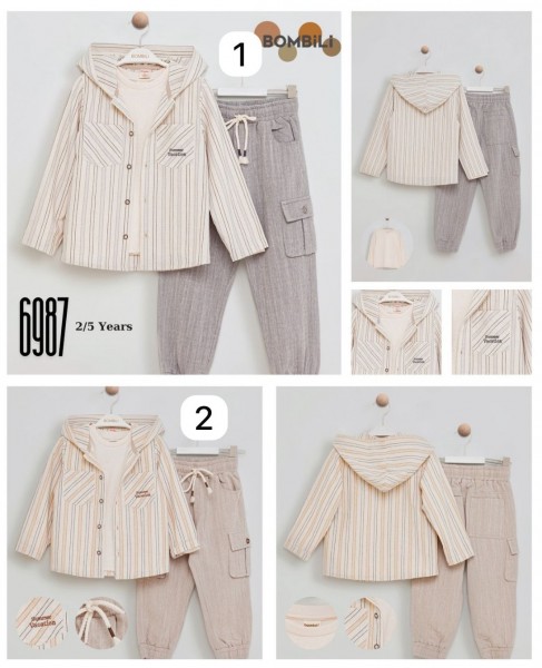 Костюм Тройка Для Мальчика Bombili (2-3-4-5лет)