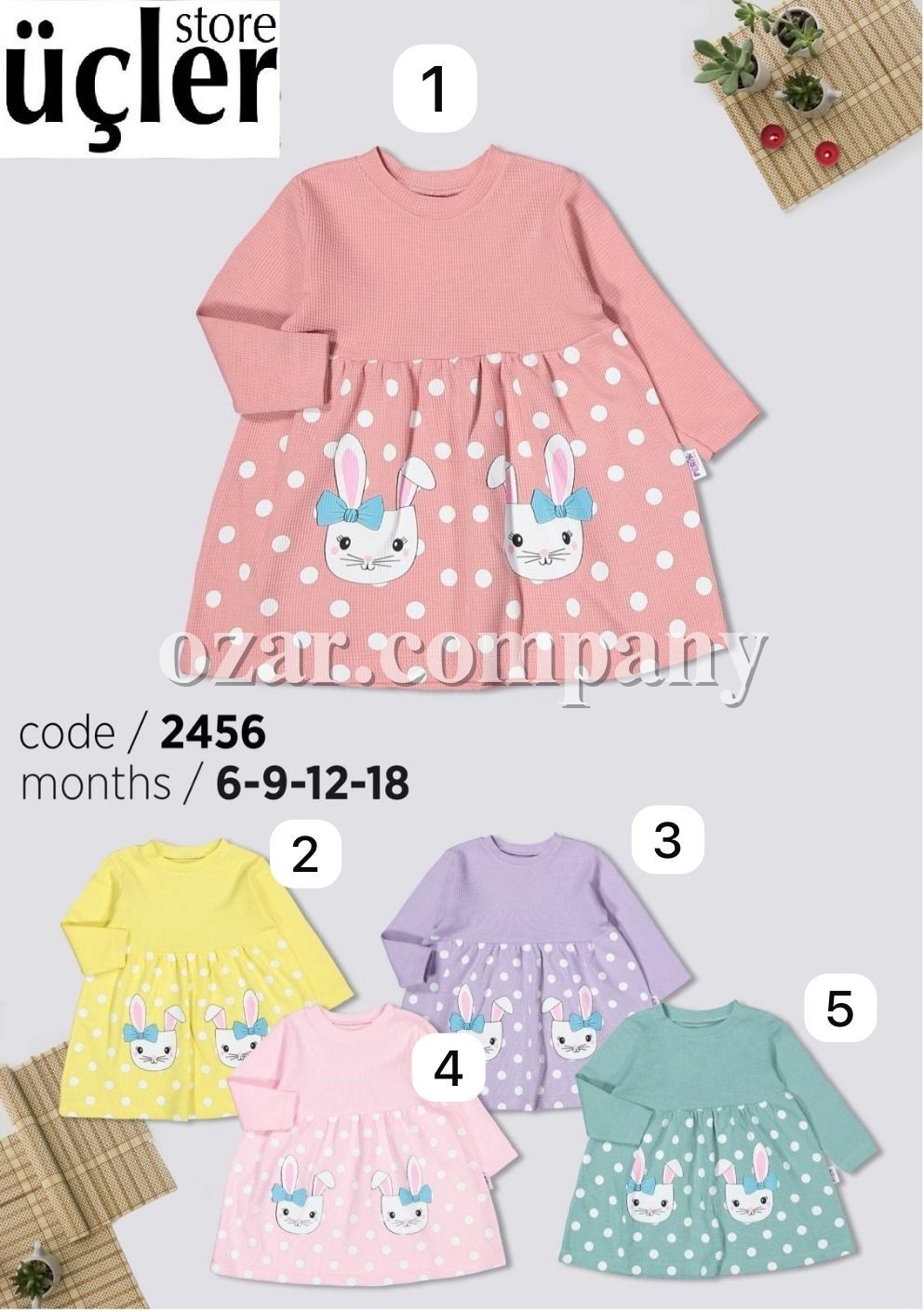 Платье Для Девочки Ferix (6-9-12-18мес.)