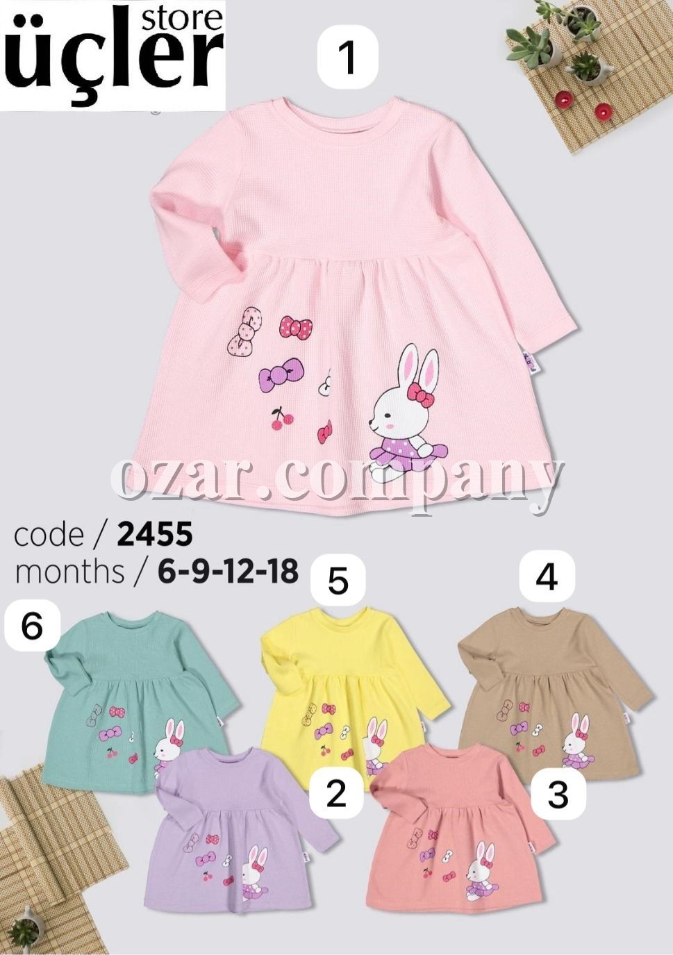 Платье Для Девочки Ferix (6-9-12-18мес.)