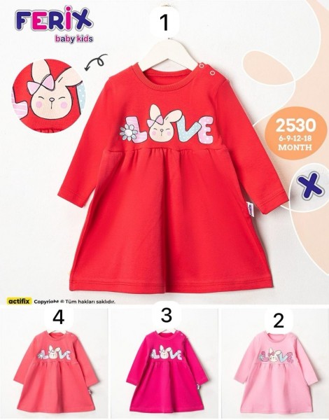 Платье Для Девочки Ferix (6-9-12-18мес.)