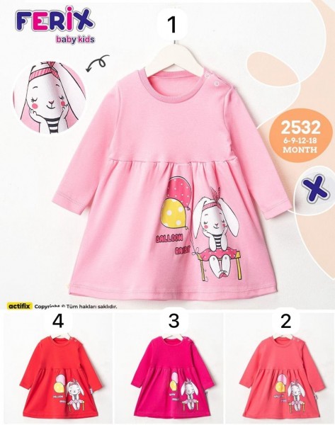 Платье Для Девочки Ferix (6-9-12-18мес.)