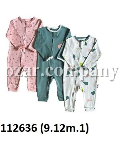 Комплект Человечков Для Девочки Midirik (9-12-18мес. по 3шт.)