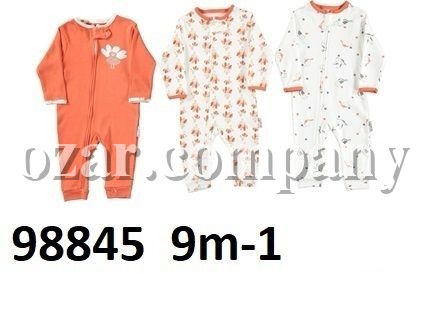 Комплект Человечков Для Девочки Midirik (9-12-18мес. по 3шт.)