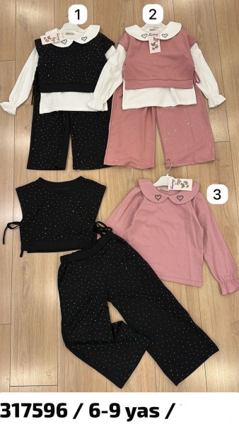 Костюм Тройка Для Девочки Pamtime (6-7-8-9лет)