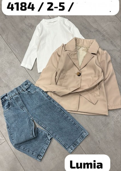 Костюм Тройка Для Девочки Lumia (2-3-4-5лет)