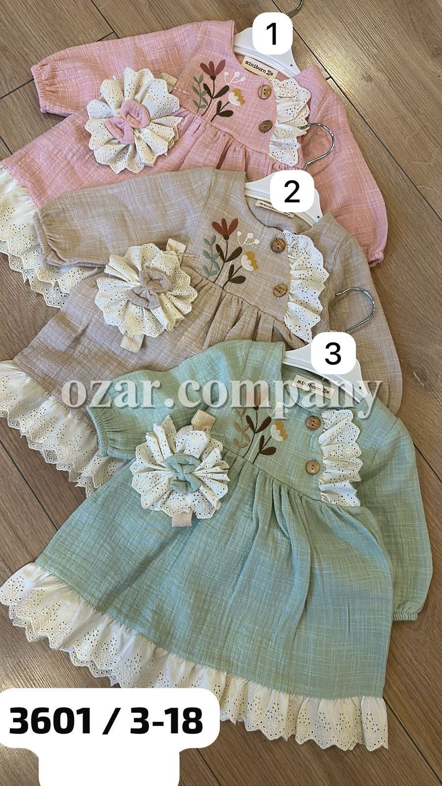 Платье Для Девочки Mini Born (3-6/6-9/9-12/12-18мес.)