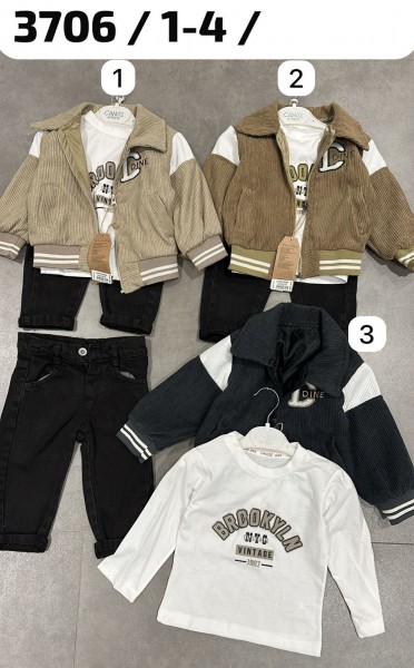 Костюм Тройка Для Мальчика Canoz (1-2-3-4лет) 