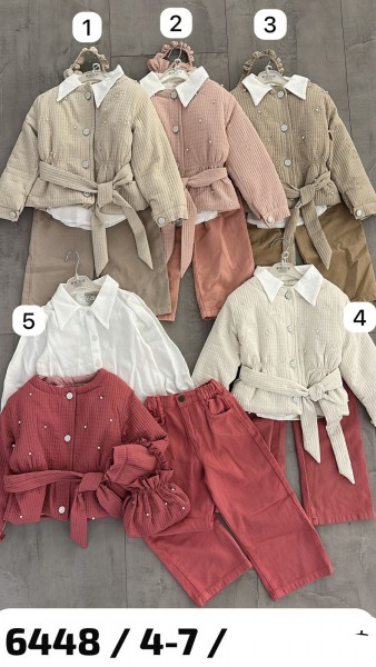 Костюм Тройка Для Девочки Eray Kids (4-5-6-7лет) 