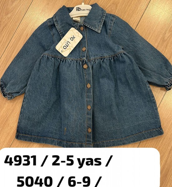 Джинсовое Платье Для Девочки Pollito (2-3-4-5лет)