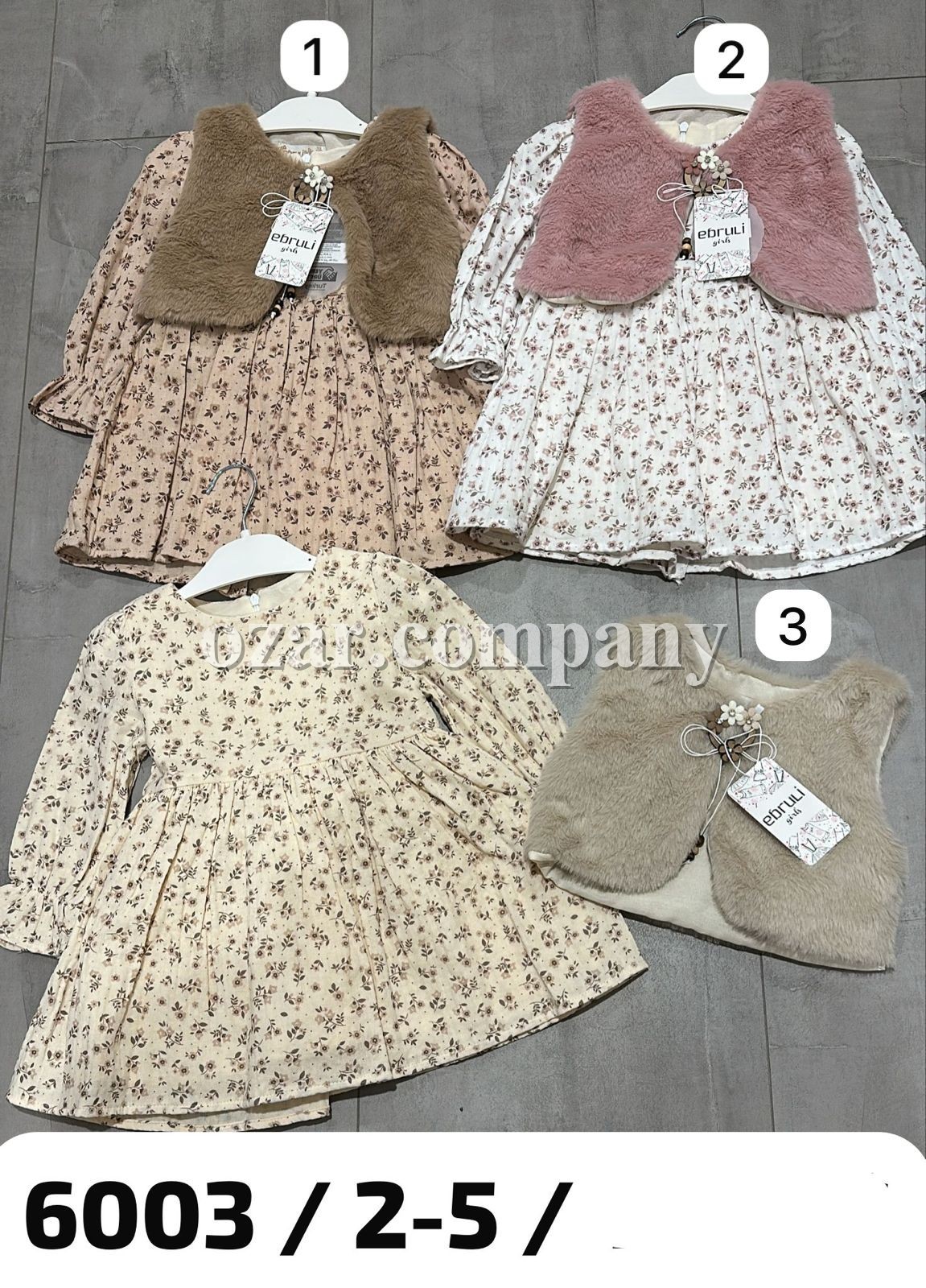 Муслиновое Платье Для Девочки Ebruli (2-3-4-5лет)