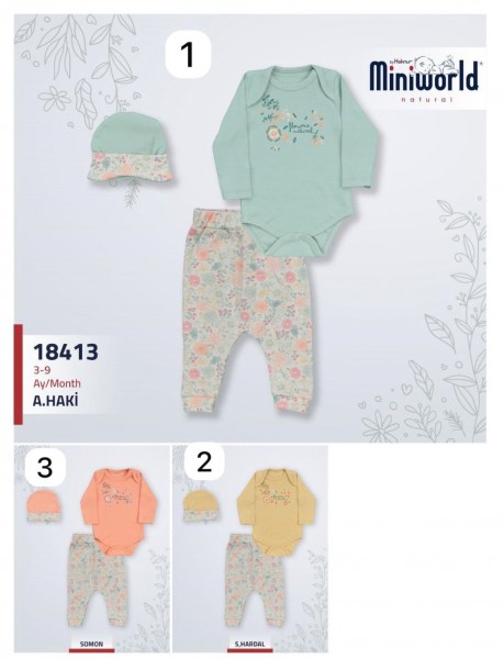 Комплект Для Девочки Miniworld (3-6/6-9мес.)