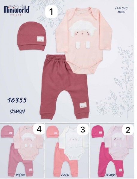 Комплект Для Девочки Miniworld (3-6/6-9мес.)