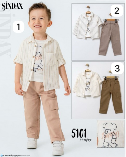 Костюм Тройка Для Мальчика Sindax (2-3-4-5лет)