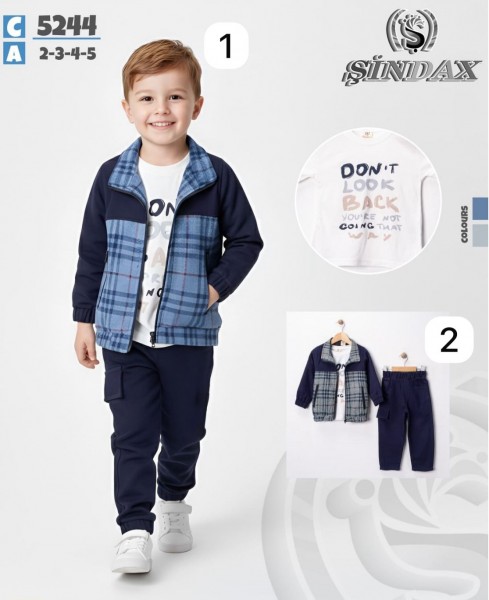 Костюм Тройка Для Мальчика Sindax (2-3-4-5лет)